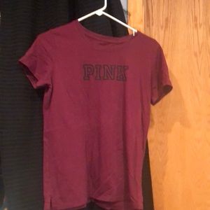Pink brand tee shirt